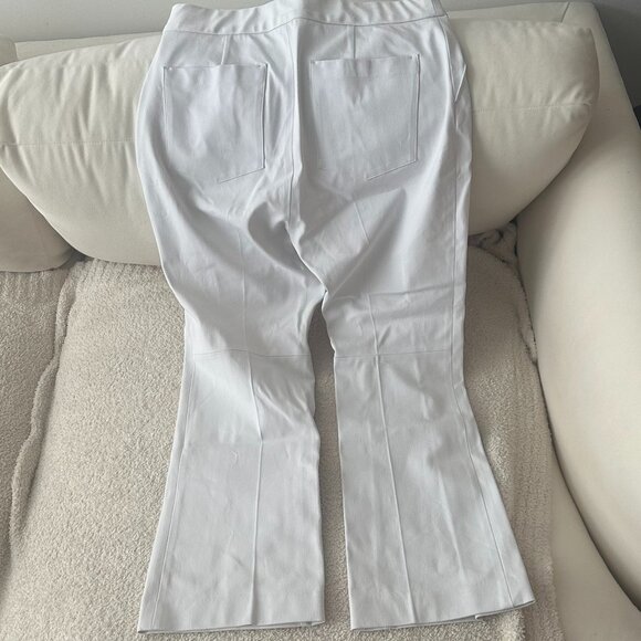Spanx White Kick Flare Pull On Pants Size Large - Picture 3 of 4
